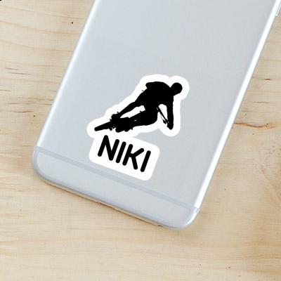 Autocollant Vététiste Niki Image