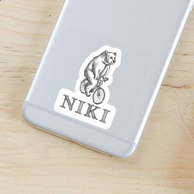 Bicycle rider Sticker Niki Gift package Image