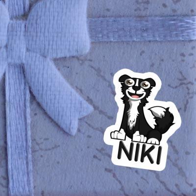 Autocollant Niki Collie Gift package Image