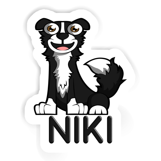 Niki Sticker Collie Image