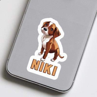 Boxer Autocollant Niki Gift package Image