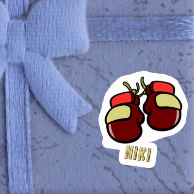 Gant de boxe Autocollant Niki Gift package Image