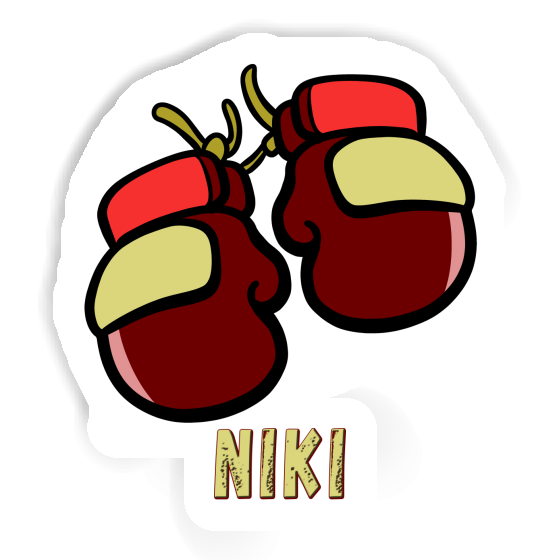 Boxing Glove Sticker Niki Gift package Image