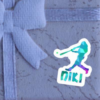 Sticker Niki Baseball Player Laptop Image