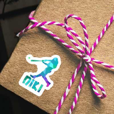 Niki Sticker Baseballspieler Gift package Image