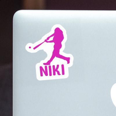 Niki Sticker Baseballspieler Gift package Image