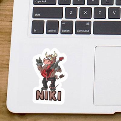 Guitarist Sticker Niki Notebook Image