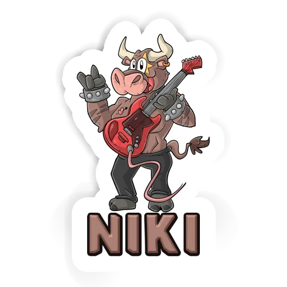 Guitarist Sticker Niki Laptop Image