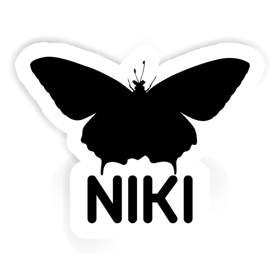 Niki Sticker Butterfly Notebook Image