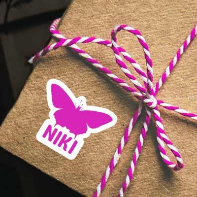 Niki Aufkleber Schmetterling Gift package Image