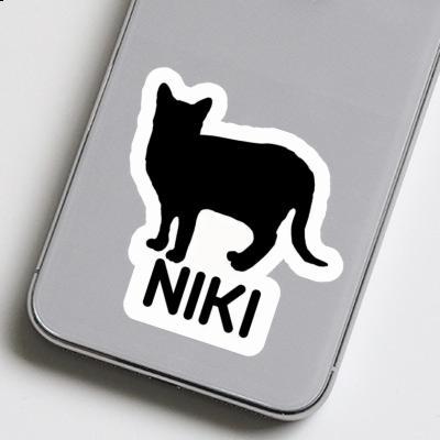 Katze Aufkleber Niki Image