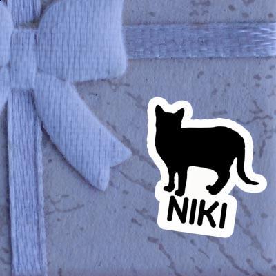 Sticker Cat Niki Notebook Image