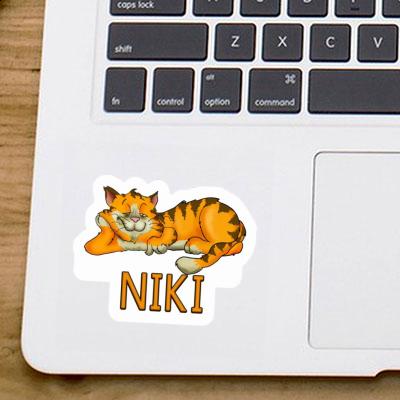 Niki Sticker Cat Notebook Image