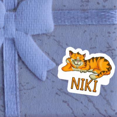 Chat Autocollant Niki Gift package Image