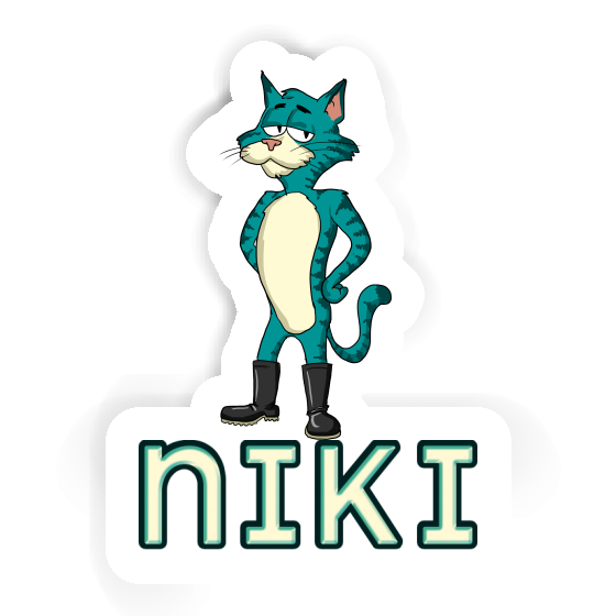 Aufkleber Katze Niki Gift package Image