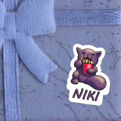 Niki Autocollant Chat-frites Gift package Image