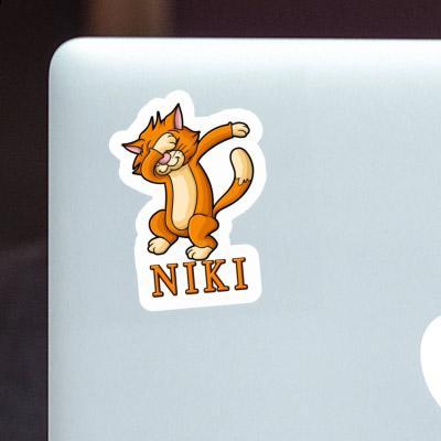 Niki Sticker Cat Laptop Image