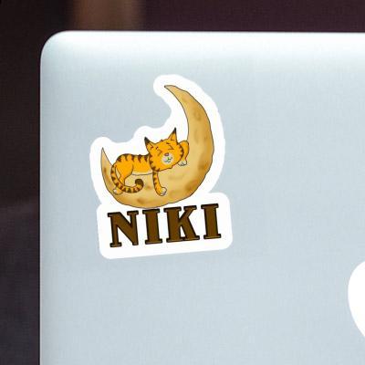 Niki Sticker Sleeping Cat Image