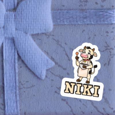 Sticker Niki Cow Notebook Image