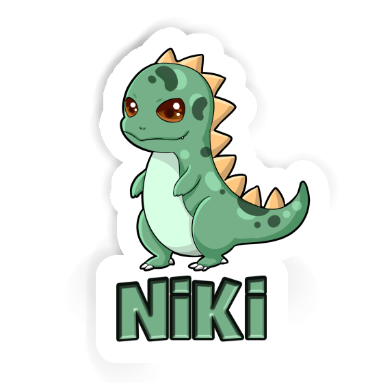 Sticker Dino Niki Laptop Image