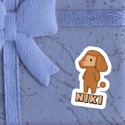 Autocollant Niki Caniche Gift package Image