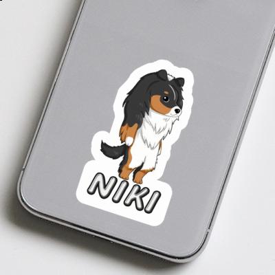 Sheepdog Sticker Niki Notebook Image