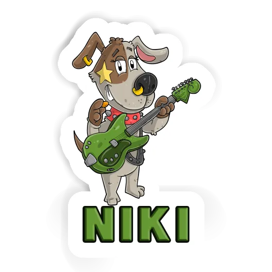 Guitarist Sticker Niki Notebook Image