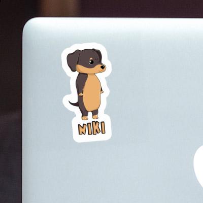 Niki Sticker Dachshund Laptop Image