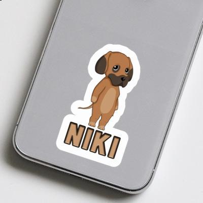 Autocollant Dogue allemand Niki Laptop Image