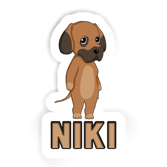 Autocollant Dogue allemand Niki Gift package Image