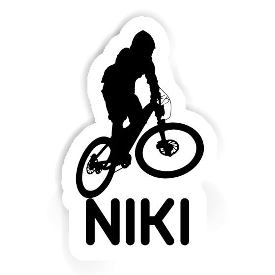 Niki Sticker Downhiller Laptop Image