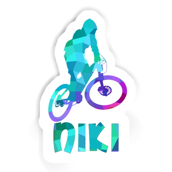 Niki Sticker Downhiller Image