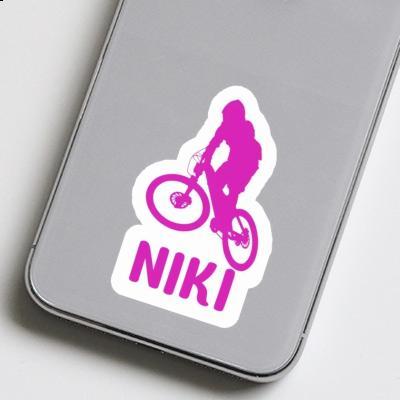 Autocollant Niki Downhiller Laptop Image