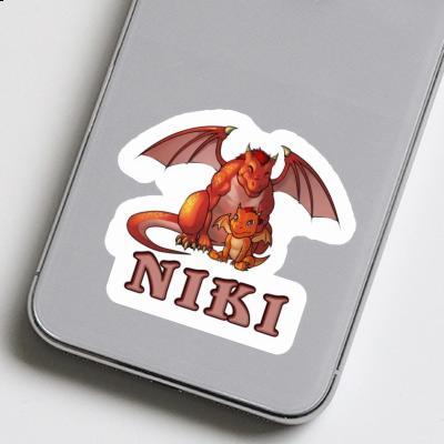 Aufkleber Drache Niki Laptop Image