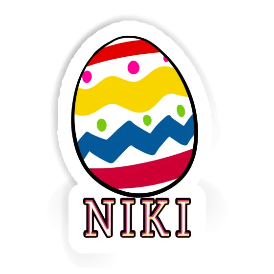 Egg Sticker Niki Notebook Image