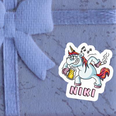 Sticker Party Unicorn Niki Notebook Image