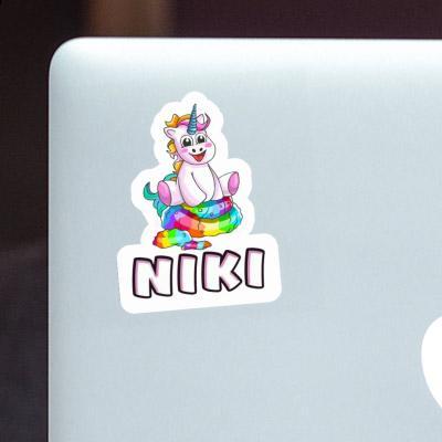 Baby Unicorn Sticker Niki Gift package Image