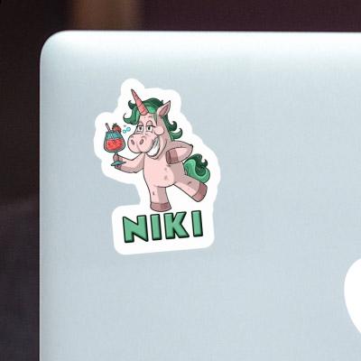 Sticker Party Unicorn Niki Notebook Image