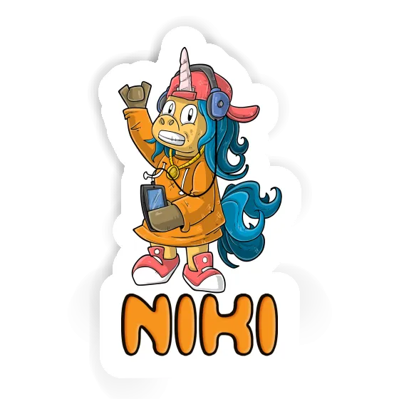 Hip-Hop Unicorn Sticker Niki Gift package Image