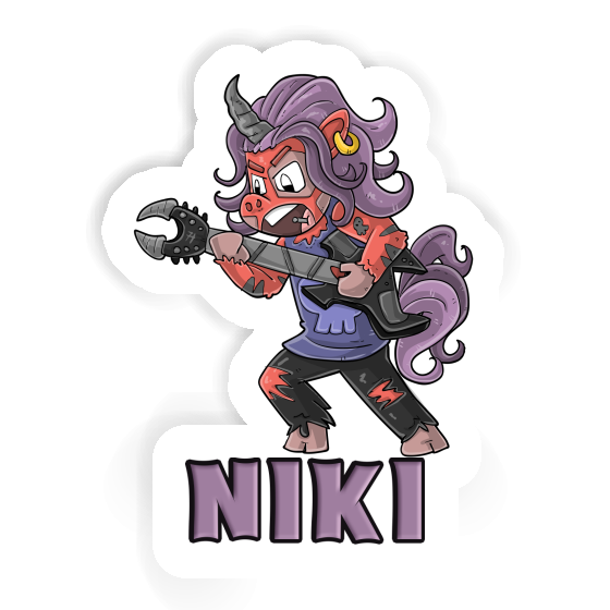 Sticker Niki Rocking Unicorn Image