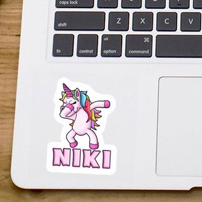 Sticker Niki Unicorn Laptop Image