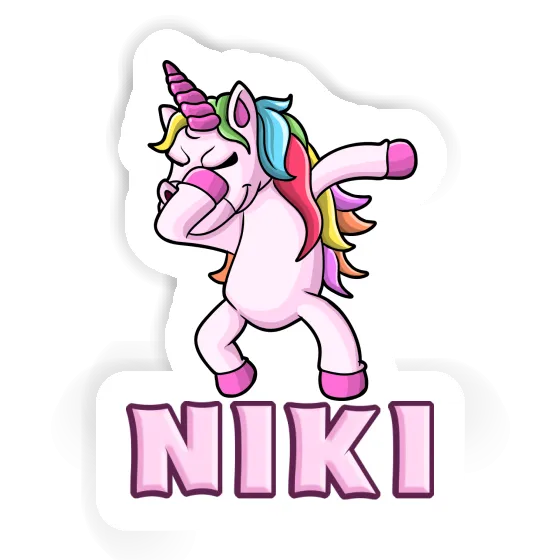 Sticker Niki Unicorn Laptop Image