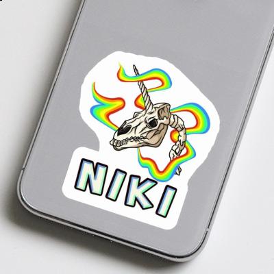 Sticker Niki Unicorn Skull Gift package Image