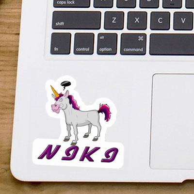 Sticker Einhorn Niki Notebook Image