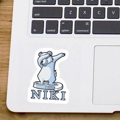 Niki Sticker Polar Bear Notebook Image