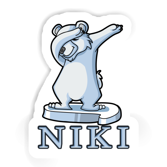 Niki Sticker Polar Bear Gift package Image