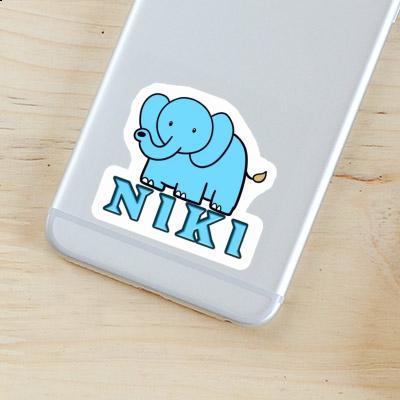 Sticker Elefant Niki Notebook Image