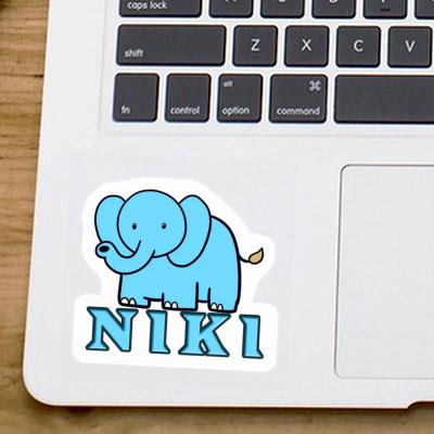 Sticker Elefant Niki Notebook Image