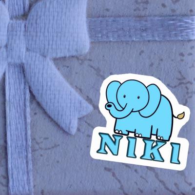 Sticker Elefant Niki Laptop Image