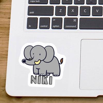 Sticker Elephant Niki Laptop Image